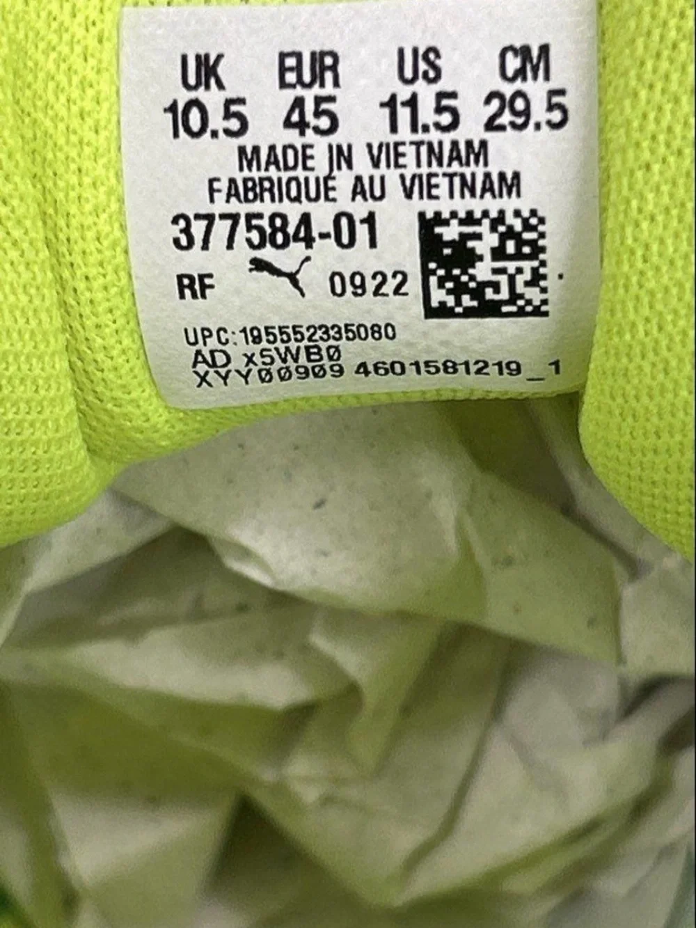 Puma M.e.l.o Rare Slime Men's Yellow and Green Athletic Sneakers